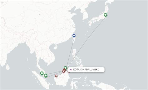 Flights to Kota Kinabalu Airport .